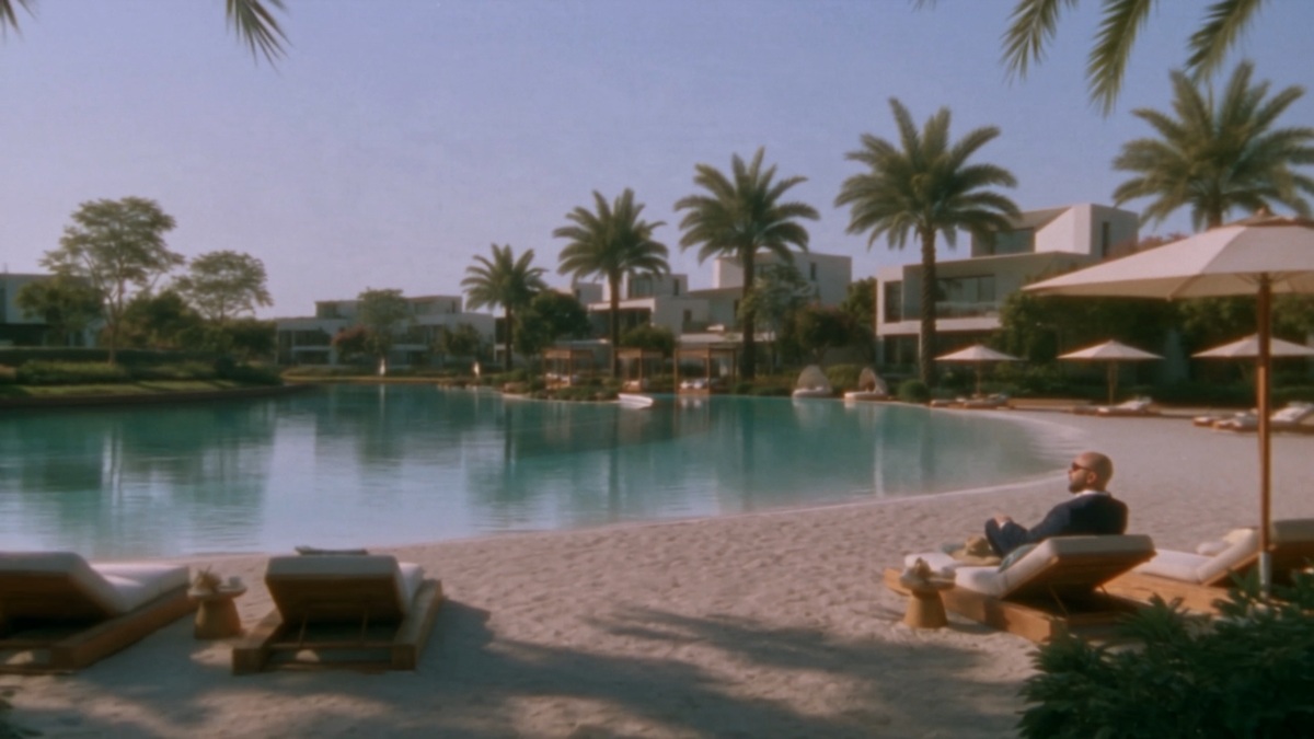 A DIFFERENT KIND OF MONDAY — Baraa Noura by the lagoon at The Oasis