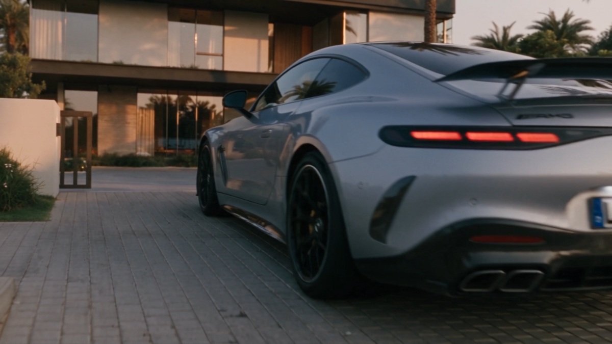 The Way I Know It — car arriving at a villa at The Oasis